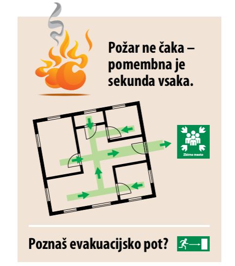 Oktober – mesec požarne varnosti
