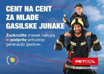 Cent na cent za mlade gasilce