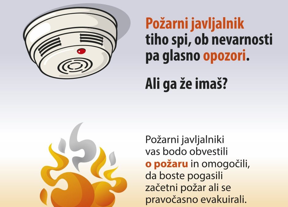 Oktober – mesec požarne varnosti